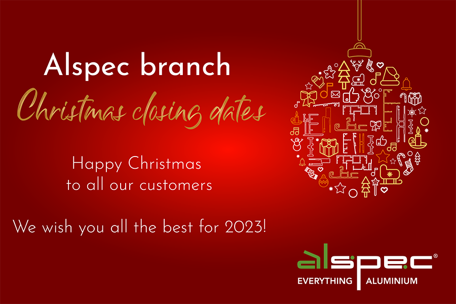 Alspec Christmas closure dates